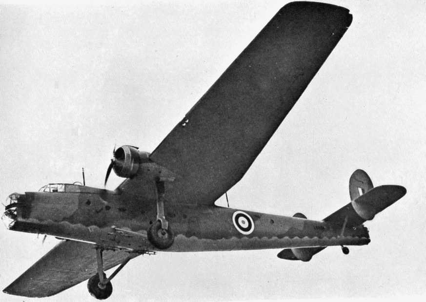 Bristol Bombay in Flight
