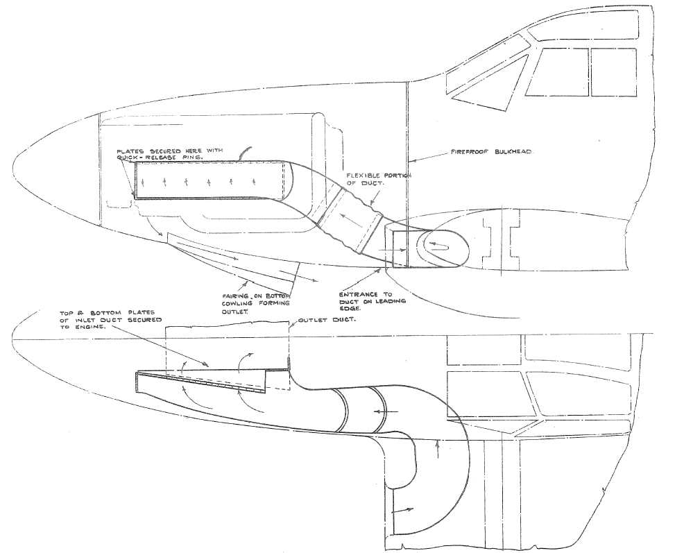 Don engine cooling flow